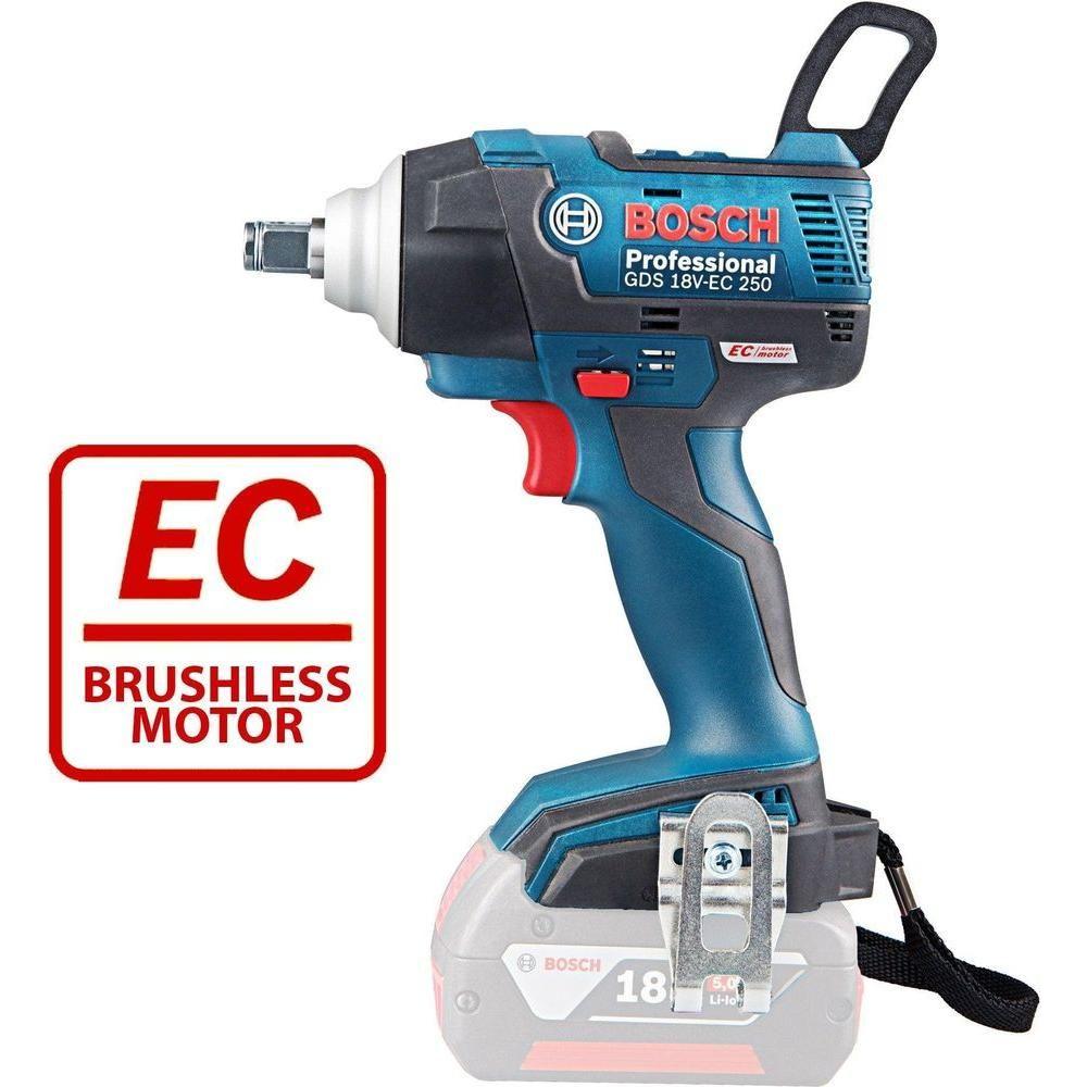 Bosch GDS 18V EC 250 Cordless Impact Wrench (Bare Tool) - Goldpeak Tools PH Bosch Bosch GDS 18V EC 250 Cordless Impact Wrench (Bare Tool) - Goldpeak Tools PH Bosch